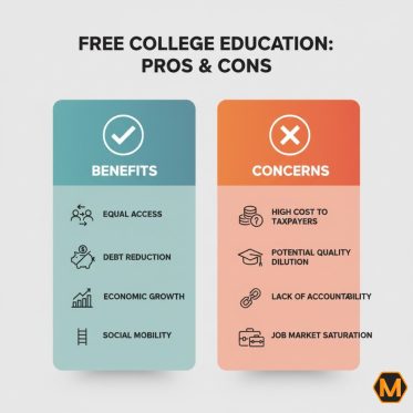 benefits and concerns of free college education