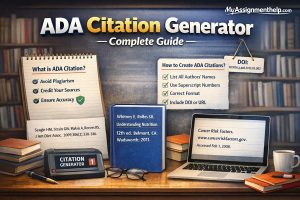 ADA Citation Generator guide showing how to create ADA citations and ensure accuracy.