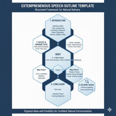 Extemporaneous Speech Outline Template