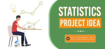 Statistics project ideas with data charts, graphs, and research methodology concepts