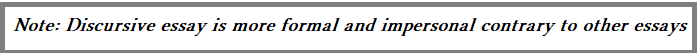 Discursive Essay